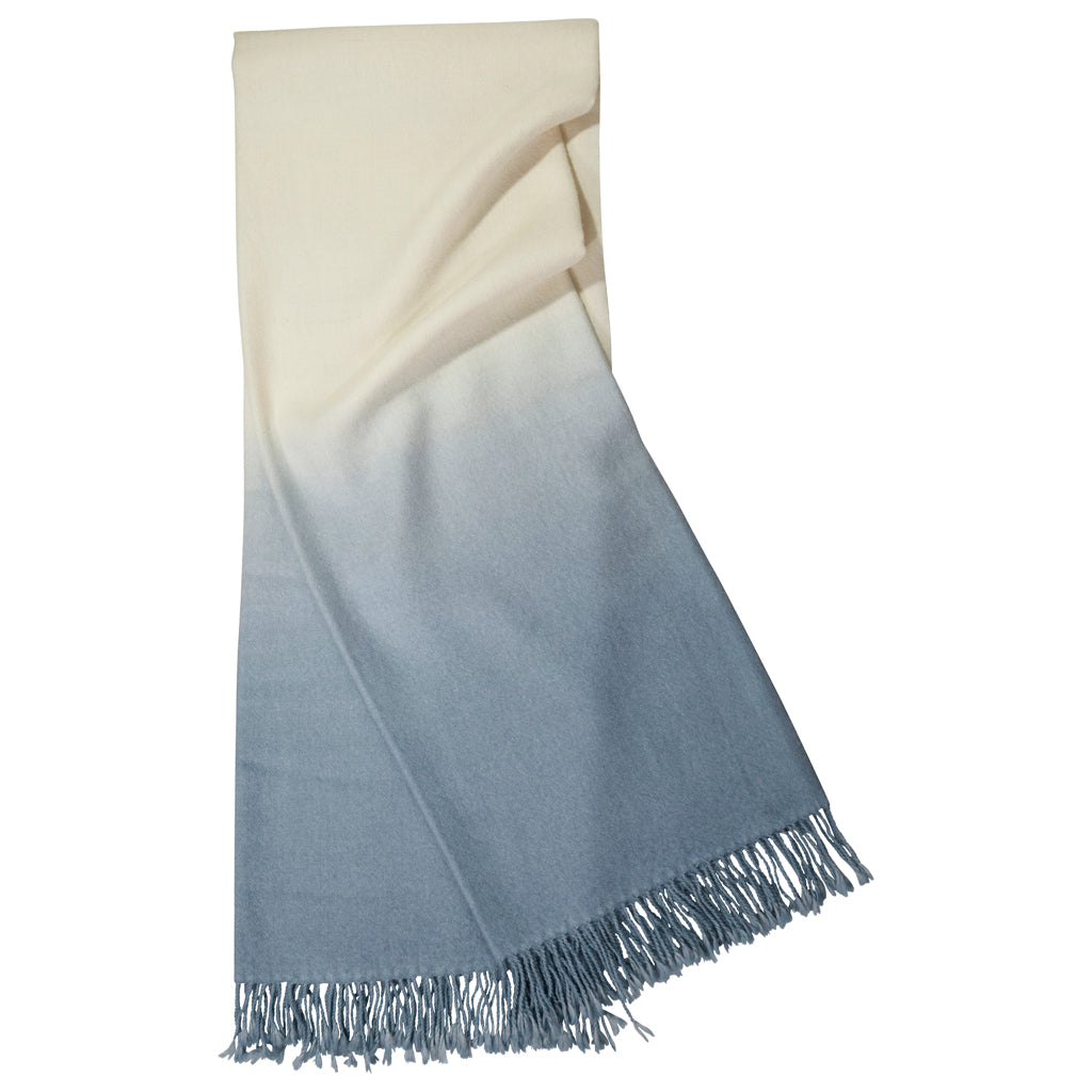 Dip-Dyed Throw