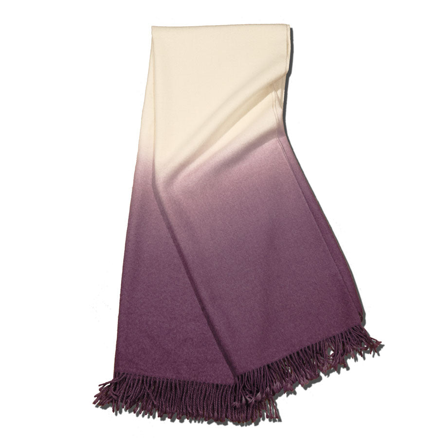 Dip-Dyed Throw