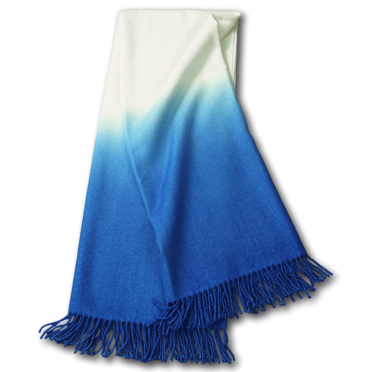 Dip-Dyed Throw