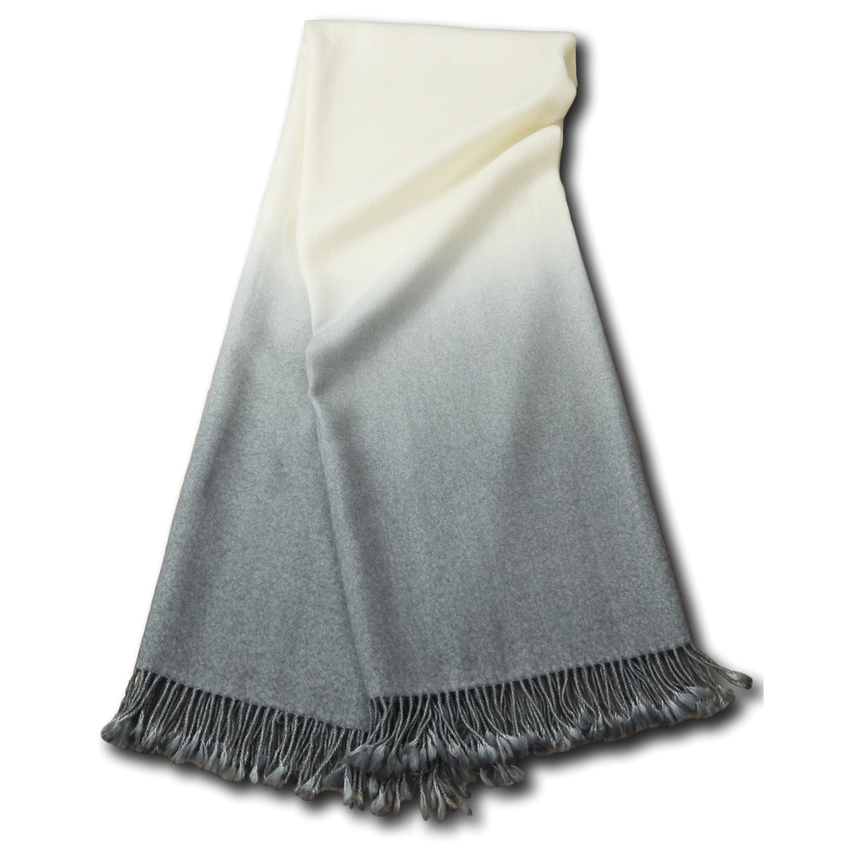 Dip-Dyed Ombre Alpaca Throw - Johanna Howard Home