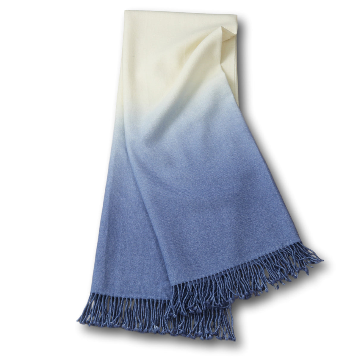 Dip-Dyed Throw