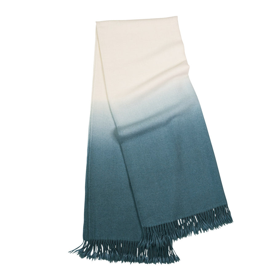 Dip-Dyed Throw