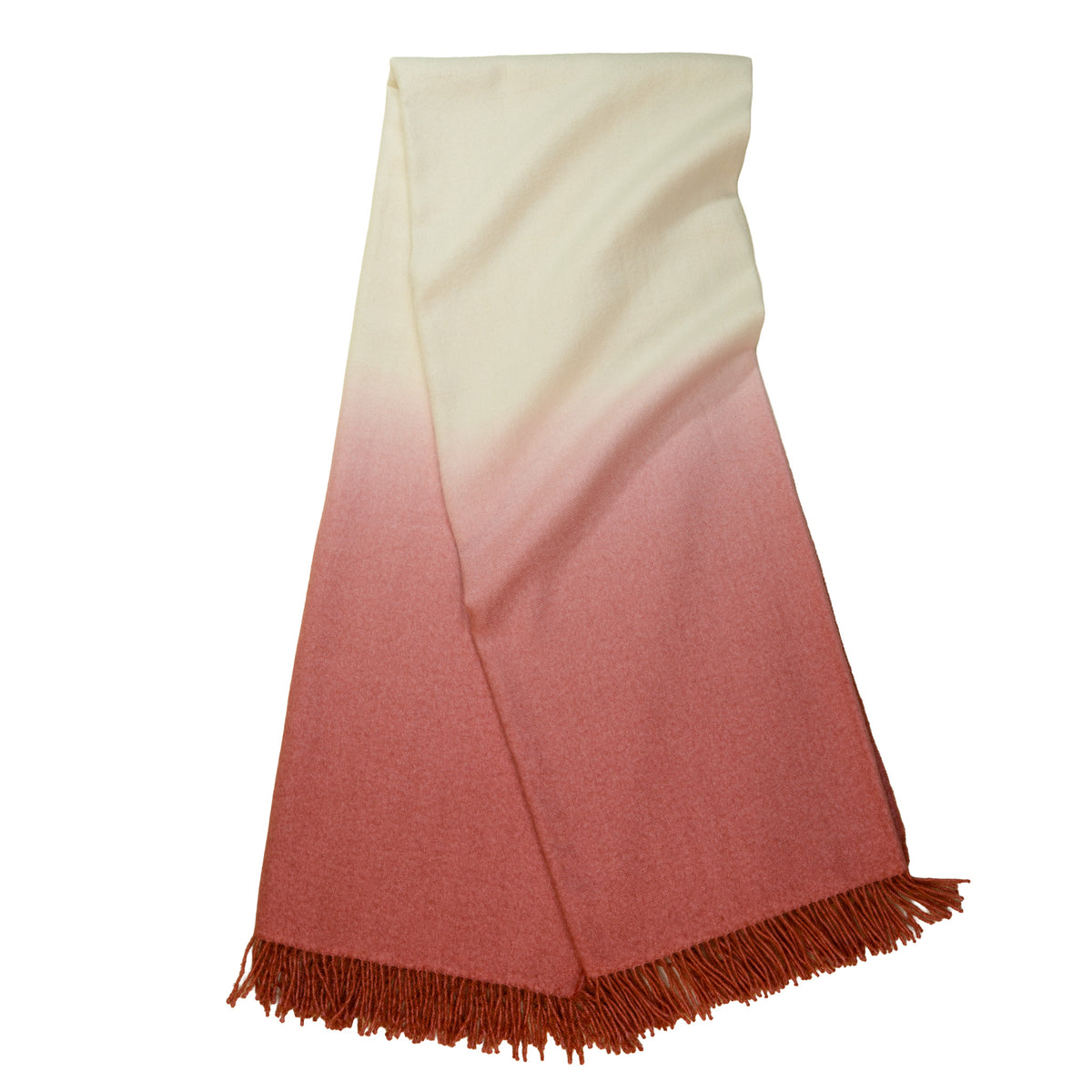 Dip-Dyed Throw
