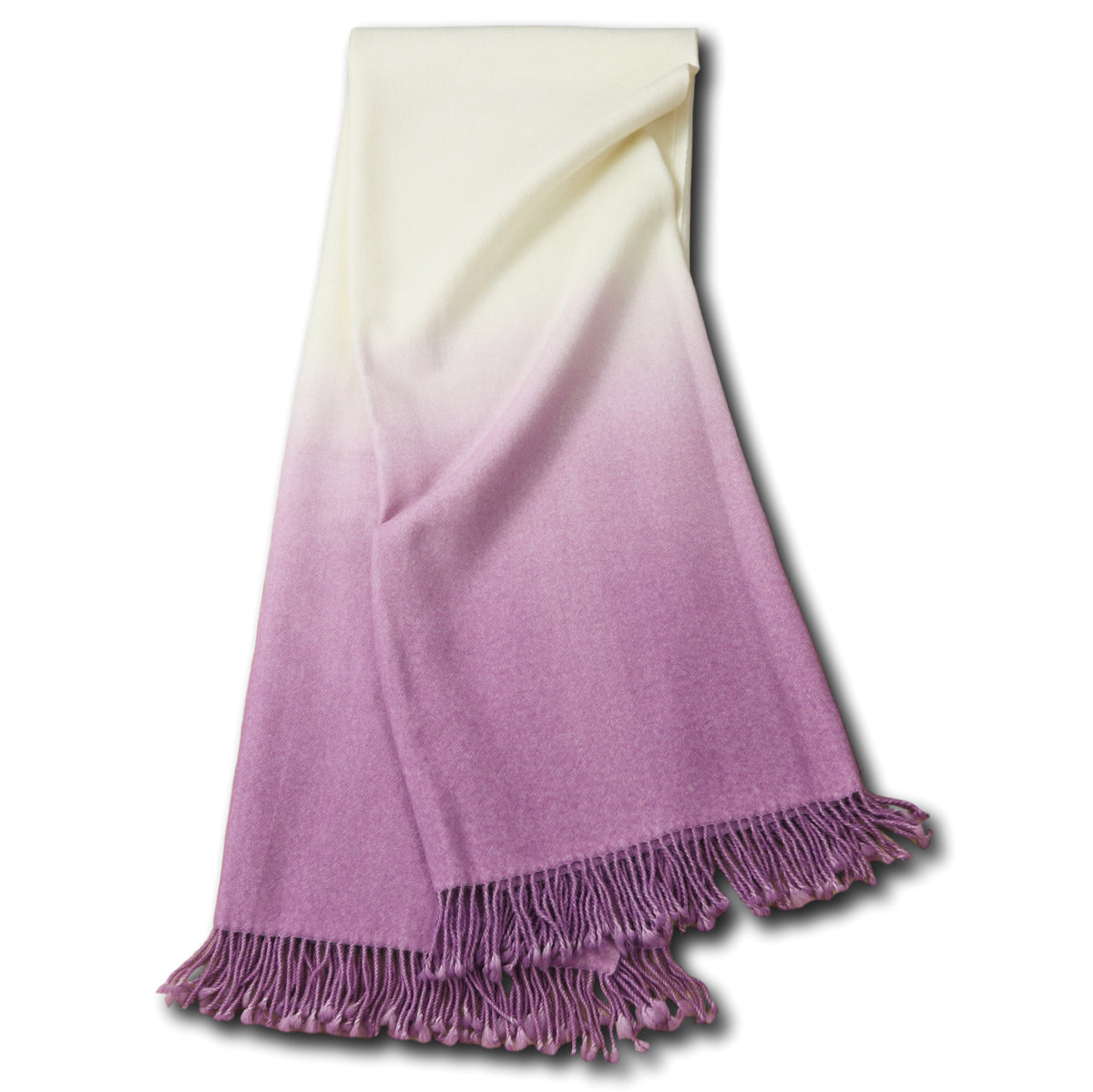 Dip-Dyed Throw